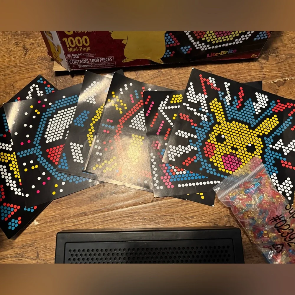 Lite-Brite Super Bright HD, Pokemon Edition - NEW